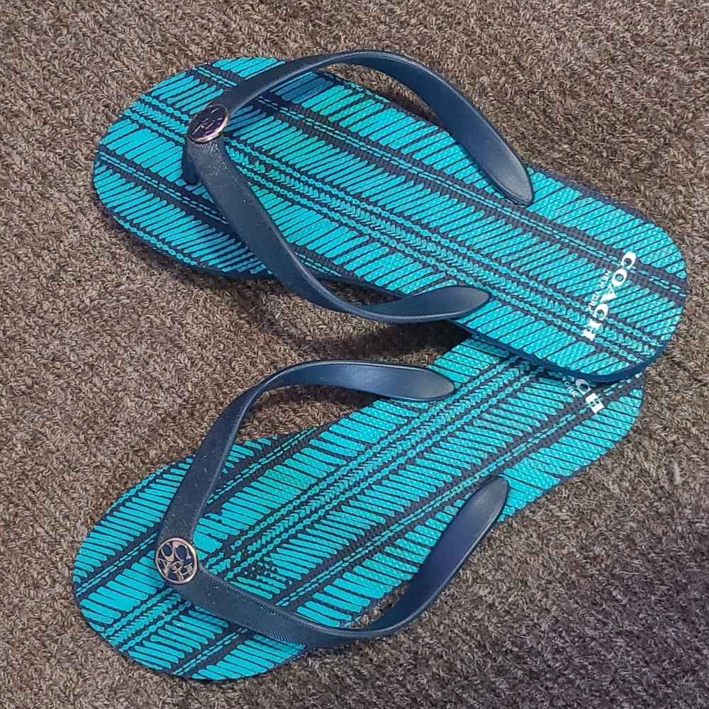 Women Coach Flip Flops